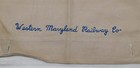 Western Maryland Railway Co  Cloth Railroad Train Passenger Seat Headrest Cover