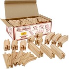 52-pieces Wooden Train Tracks Lot Pieces Set Play For Thomas The Train Brio New