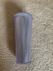 Starbucks 2019 Holiday Studded Cold Cup Tumbler  Silver  24 Oz  New