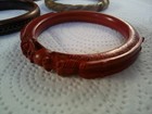 Vintage Lot Of 9 Bracelets Unmarked 2-1 2  Across Mixed Materials