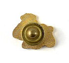 Bulldog Hat lapel Pin   Enamel   Brass   Brown   White   5 8    New