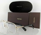 Brand New Authentic Tom Ford Eyeglasses Ft Tf 5450 028 49mm Gold Black Frame