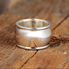Solid 925 Sterling Silver Ring Handmade Statement Band For Men  Women All Size