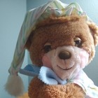 Fisher Price 1985 Teddy Beddy Bear  10  Vintage Plush Stuffed Animal 1401 Doll