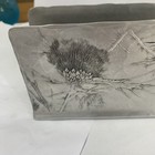 Vintage Wendell August Aluminum Napkin Or Letter Holder Pine Cone Design B1
