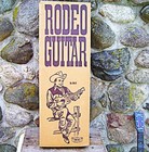 Vintage 1955 Emenee Rodeo Toy Guitar  W box   Song Book   Western Cowboy Decor