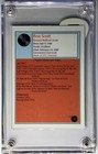 Rarer Ac dc Bon Scott Trading Card   White On Black High Voltage Pick Display   