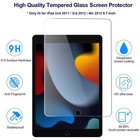 For Ipad 4th 3rd 2nd Gen 9 7  Tempered Glass Screen Protector 9h Hardness Clear