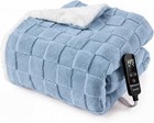 Electric Heated Blanket For Bed  260 Gsm Fleece  Dual Control Queen King  Etl