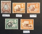Kenya Uganda Tanganyika Kut Stamps Kgvi Collection Of 25 Many Perf Varieties 