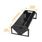 V-shaped Livestock Feeding Trough 45   Hay Feeder Black For Goats Calves Horses