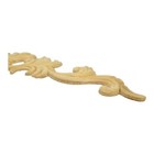 Wood Furniture Trim Applique Molding 18  Decorative Unfinished Carved Craft 