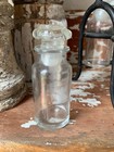 Vintage Metal Bottle Rack With 4 Antique Glass Spice Bottles Farmhouse