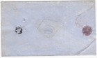 1858 Qv Fine 1d Penny Red Stamp C10 On Cover Chester Sideways To Chancery Lane