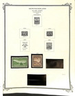 Newfoundland Collection 1919-1943 On 4 Scott Specialty Pages Back Of Book  ck 