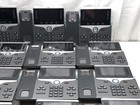 Lot Of 14 Cisco Cp-8861 Ip Phone Voip Color Screen Gigabit Poe With Stands