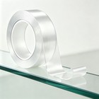 2 Rolls Clear Nano Double Sided Tape  Reusable Heavy Duty Adhesive Mounting Tape