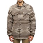 Jachs Men   s Shirt Jacket New York Wool Blend Sherpa Lined Flannel Print Warm