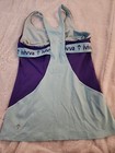 Ivivva Shirt Girls 14 Sleeveless Workout Gym Lightweight Stripes Pullover Youth