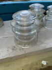Hemingray 56 Clear Glass Insulator Made In Usa 25-52 13-52 And 21-56t s lot Of 3