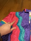 Vintage Outerstuff Girl s Jacket 90 s Colorblock Size 5 Colorful Nylon