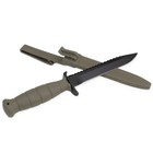 Glock F039181 Field Knife W sheath 6 5  W saw Green Same Day Fast Free Shipping