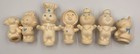 Vintage Pillsbury Doughboy Family 7 Figure Lot Poppin Fresh Poppie Bun Bun Dog 
