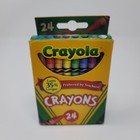 Lot Of 7 Crayola 24 Ct Crayons Non-toxic Art Supplies School Classroom Teachers