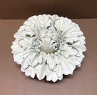 Antique Vtg 14  Rosette Plaster Acanthus Leaf Ceiling Medallion Old 838-26b