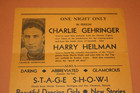 Rare 1936 Charlie Gehringer Harry Heilmann Detroit Tigers  33  Stag Banquet