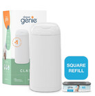 Diaper Genie Classic Pail white 1 Diaper Pail 1 Square Refill - 165 Ct