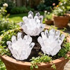 200g  Natural Raw Clear Quartz Cluster White Crystal Home Decor Healing Gifts