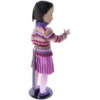 Plymor Dsp-15b Black Adjustable Doll Stand  Fits 25-34 Inch Dolls