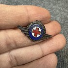 American Red Cross World War Ii 50th Anniversary Lapel Pin Union 65 Made Hawkeye