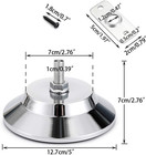 4 Pcs Billiard pool Table Leg Levelers  Leveling Risers For Football soccer Tabl