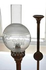 Rare Antique Victorian C a  Kleemann   C f a  Hinrichs Double-arm Student Lamp 
