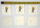 Vintage Joan Walsh Anglund Mini Friend Cards 2    X 2    With Envelopes Lot