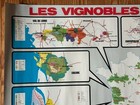 Vintage Official 1970s Travel Poster Wine Region Of France Map By L  Coindeau