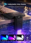Solar Rgb Swimming Pool Light Ip68 Waterproof For Inground   Above Ground