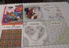 Lot Of New 19 Adult Coloring Books With Sketching Pencils