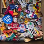 Collection Lot Of Various Vintage-style Trinkets  Buttons  And Enamel Pins