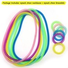 Chew Necklaces For Sensory Kids 12 Pack  Chewy Necklace Stretchy Coil Bracelet S