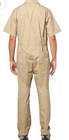 Dickies Men   s Khaki Lightweight Short Sleeve Work Mechanics Coveralls 36 X 32     