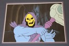 He-man Production Animation Cel Of Skelator - Hand Painted Production Background