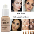 Phoera Foundation Makeup Full Coverage Fast Base Brighten Long-lasting Shade Us