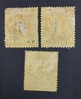 Momen  Grenada Sg  37-39 1886 Mint Og H   280 Lot  61787