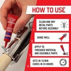 Loctite Threadlocker Red 271 - Permanent Thread Lock Glue For Nuts  1 Pack 