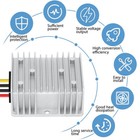 Golf Cart 24v 36v 48v To 12v 20a Dc-dc Voltage Reducer Converter Power Regulator