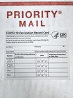 Covid-19 Cdc Vaccination Blank Card Via Ups 2nd Day Air Express Service