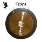 Solar Horizon Gong By Raven Sounds  Handmade Bronze Wind Gong  Free Mallet